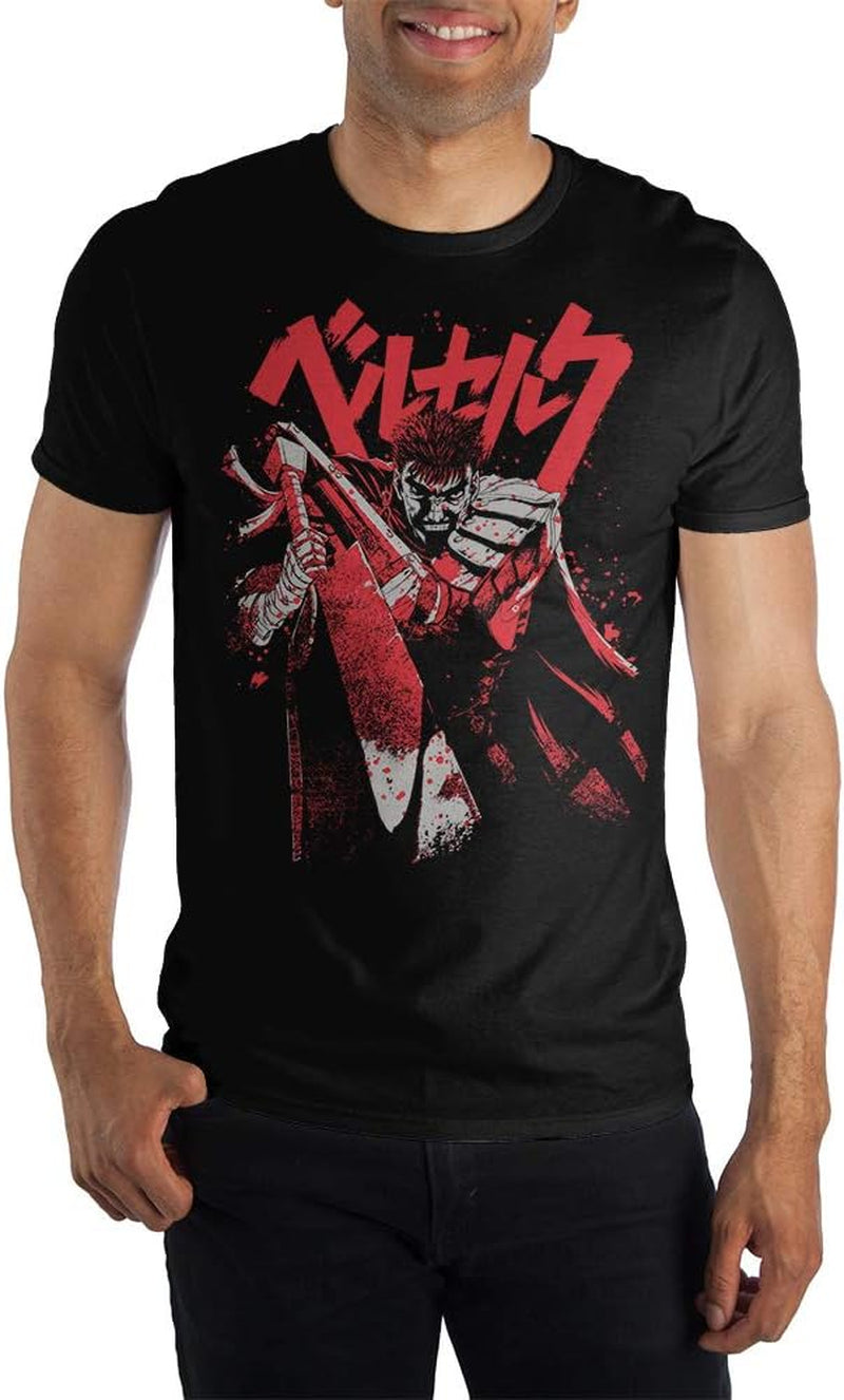 Men'S Bloody Guts Berserk Graphic T-Shirt