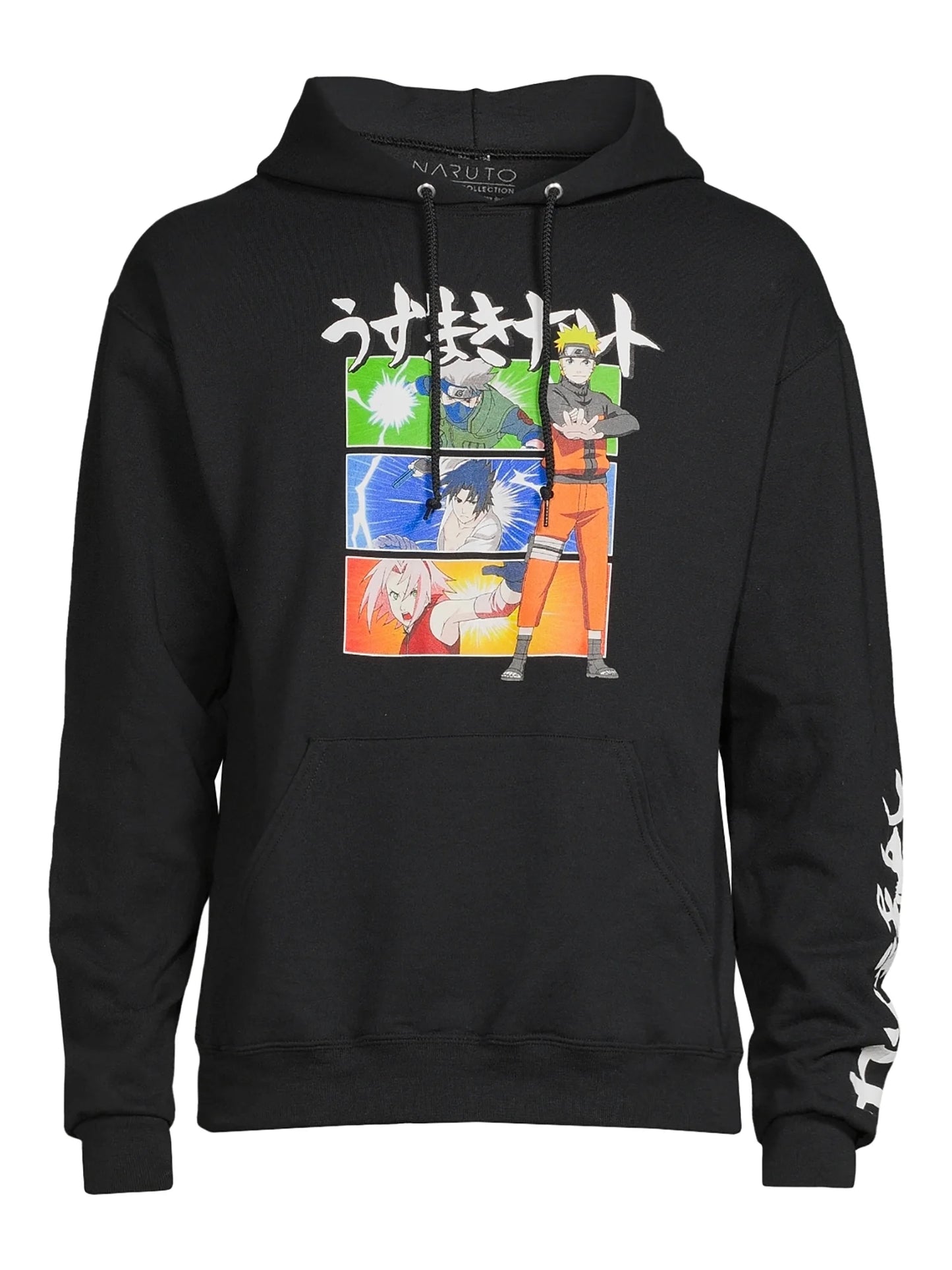 Naruto Men'S & Big Men'S Long Sleeve Graphic Hoodie Sweatshirt, Mens Anime Hoodies